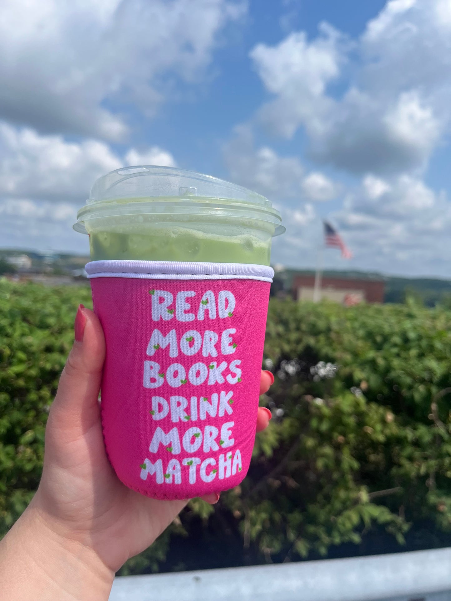 Drink More MATCHA Coozie