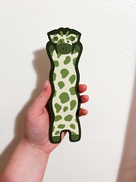 Pickle Wavy Cow Bookmark